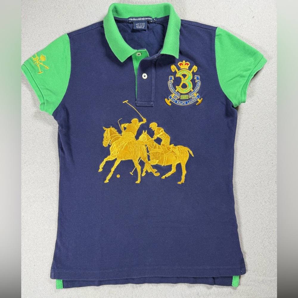 RALPH LAUREN SPORT CHALLENGE CUP CREST POLO WOMENS